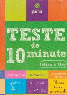 Teste de 10 minute - clasa a II-a