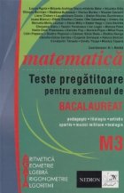 Teste pregatitoare pentru examenul bacalaureat