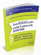 Teste rezolvate pentru reusita examenul