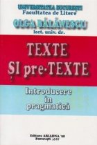 Texte pre texte Introducere pragmatica