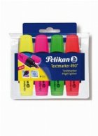 Textmarker 490, set 4 culori, blister, Pelikan