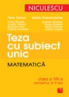 Teza cu subiect unic. Matematica. Clasa a VIII-a, semestrul al II-lea