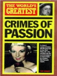 The World s Greatest Crimes of Passion