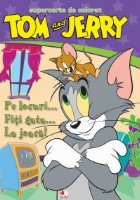 Tom and Jerry. Pe locuri... Fiti gata... La joaca! Supercarte de colorat