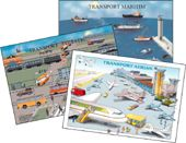 Transportul maritim, terestru, aerian (3 planse)