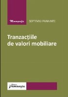 Tranzacţiile de valori mobiliare