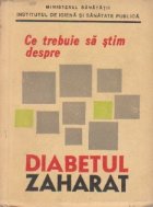 Ce trebuie sa stim despre diabetul zaharat