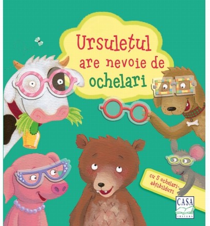 Ursuletul are nevoie de ochelari - cu cinci ochelari-abtibilduri