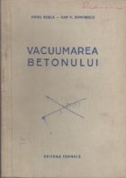 Vacuumarea betonului