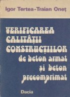 Verificarea calitatii constructiilor beton armat