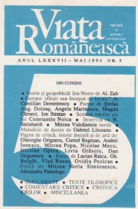 Viata Romaneasca, Nr. 5/1992