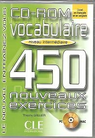 Vocabulaire 450 nouveaux exercices - niveau intermediaire (CD-ROM)