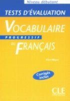 Vocabulaire progressif francais Tests Evaluation