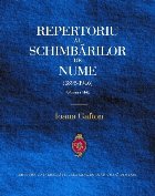 Vol 1(Set of:Repertoriu schimbărilor numeVol