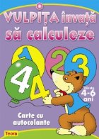 Vulpita invata sa calculeze - carte cu autocolante