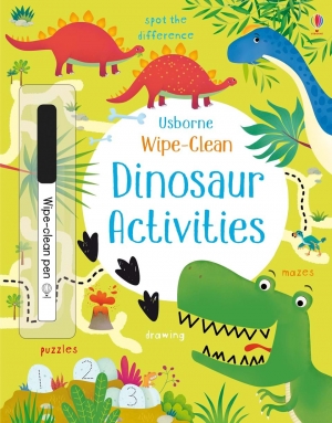 Wipe-clean dinosaur activities