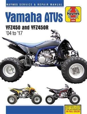 Yamaha Yfz450/450r Atv, 2004-2017 Haynes Repair Manual