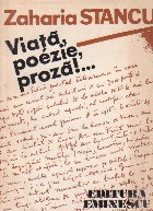 Zaharia Stancu: Viata Poezie proza